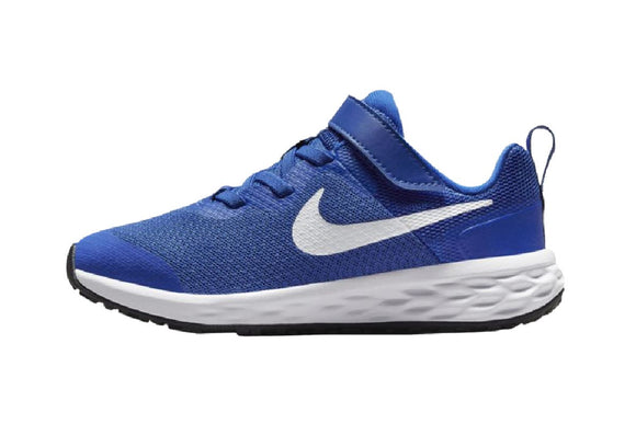 NNEKG Kids Revolution 6 Toddler Velcro Running Shoes (Game Royal White Black Size 3 US)