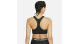 NNEKG Womens Pro Dri FIT Swoosh Leopard Shine Bra (Black Clear Size L)