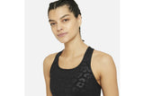 NNEKG Womens Pro Dri FIT Swoosh Leopard Shine Bra (Black Clear Size S)