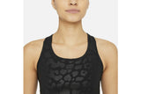 NNEKG Womens Pro Dri FIT Swoosh Leopard Shine Bra (Black Clear Size L)