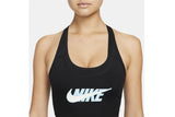 NNEKG Womens Dri FIT Swoosh Icon Clash GX Bra (Black Dark Smoke Grey Size M)
