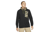 NNEKG Mens Dri FIT Full Zip Camo Hoodie (Black Khaki Rough Green Size 2XL)