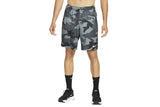 NNEKG Mens DRI FIT Camo All Over Print 5.0 Shorts (Smoke Grey White Size 2XL)