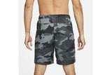 NNEKG Mens DRI FIT Camo All Over Print 5.0 Shorts (Smoke Grey White Size 2XL)
