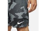 NNEKG Mens DRI FIT Camo All Over Print 5.0 Shorts (Smoke Grey White Size 2XL)