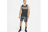 NNEKG Mens DRI FIT Camo All Over Print 5.0 Shorts (Smoke Grey White Size 2XL)