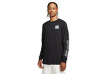 NNEKG Mens Sportswear Just Do It GX Long Sleeve Tee (Black Size M)