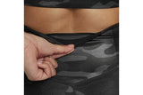 NNEKG Womens One Dri FIT Camo Mid Rise Tights (Dark Smoke Grey White Size L)