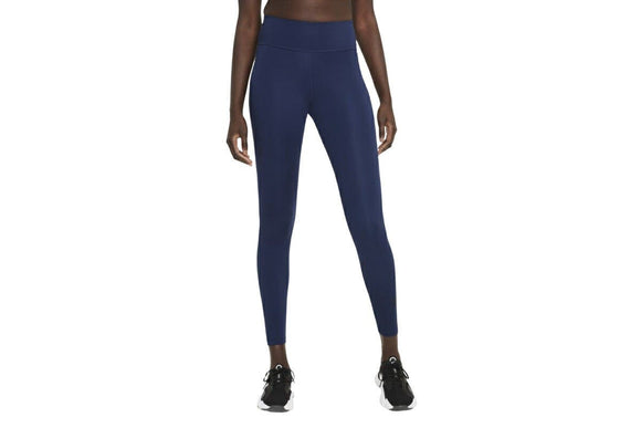 NNEKG Womens ONE Dri FIT Icon GX Mid Rise Tights (Midnight Navy Black Size XL)