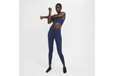NNEKG Womens ONE Dri FIT Icon GX Mid Rise Tights (Midnight Navy Black Size M)