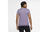 NNEKG Womens Dri FIT Swoosh Run Short Sleeve Top (Amethyst Smoke Reflective Silver Size XS)