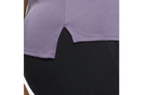 NNEKG Womens Dri FIT Swoosh Run Short Sleeve Top (Amethyst Smoke Reflective Silver Size S)