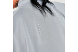NNEKG Womens Dri FIT Swoosh Run Half Zip Layer Top (Particle Grey White Size S)