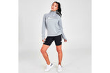 NNEKG Womens Dri FIT Swoosh Run Half Zip Layer Top (Particle Grey White Size M)