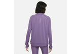 NNEKG Womens Dri FIT Swoosh Run Half Zip Layer Top (Amethyst Smoke White Size M)