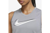 NNEKG Womens Dri FIT Swoosh Run Tank (Particle Grey Reflective Silver Size XL)