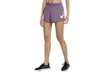 NNEKG Womens Dri FIT Swoosh Run Shorts (Amethyst Smoke Amethyst Smoke Reflective Silver Size M)
