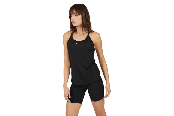 NNEKG Womens One Dri FIT Elastika Standard Tank (Black White Size XL)