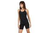 NNEKG Womens One Dri FIT Elastika Standard Tank (Black White Size XL)