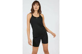 NNEKG Womens One Dri FIT Elastika Standard Tank (Black White Size XL)