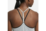 NNEKG Womens One Dri FIT Elastika Standard Tank (Particle Grey Heater Black Size XL)