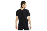 NNEKG Womens Dri FIT Run Short Sleeve Top (Black Bright Crimson Reflective Silver Size L)