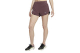 NNEKG Womens Run Division Tempo Luxe Shorts (Dark Wine Black Black Size XL)