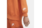 NNEKG Womens Sportswear Air Fleece GX Hoodie (Sport Spice Burnt Sunrise White Size XL)