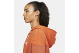 NNEKG Womens Sportswear Air Fleece GX Hoodie (Sport Spice Burnt Sunrise White Size M)