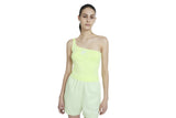 NNEKG Womens Sportswear Air Asymmetrical Tank (Lime Ice Volt White Size L)