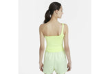 NNEKG Womens Sportswear Air Asymmetrical Tank (Lime Ice Volt White Size S)