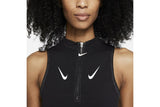NNEKG Womens Sportswear Swoosh Dress (Black White White Size S)