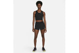 NNEKG Womens Dri FIT Race Crop Top (Black Reflective Silver Size XL)