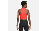 NNEKG Womens Dri FIT Race Crop Top (Bright Crimson Reflective Silver Size L)