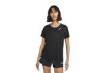 NNEKG Womens Dri FIT Race Top Short Sleeve (Black Reflective Silver Size S)