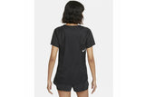 NNEKG Womens Dri FIT Race Top Short Sleeve (Black Reflective Silver Size M)