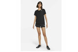 NNEKG Womens Dri FIT Race Top Short Sleeve (Black Reflective Silver Size M)