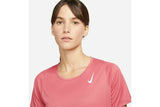 NNEKG Womens Dri FIT Race Top Short Sleeve (Archaeo Pink Reflective Silver Size S)