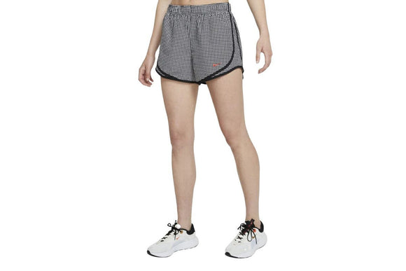 NNEKG Womens Dri FIT Icon Clash Tempo Shorts (White Black Chile Red Size S)