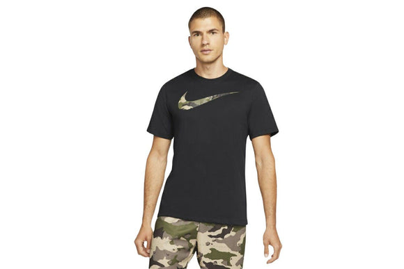 NNEKG Mens Dri FIT Camo Fill GFX Tee (Black Size M)