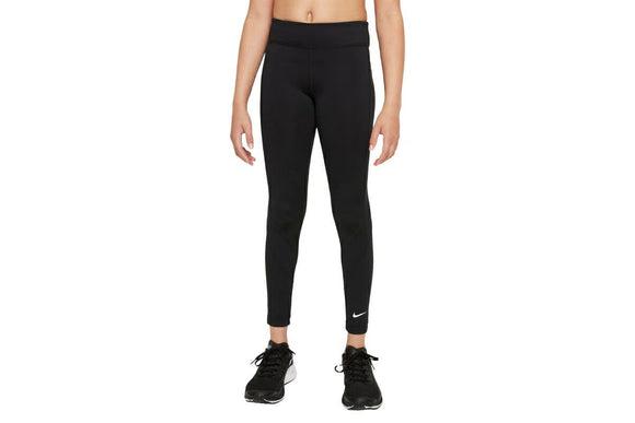 NNEKG Girls Dri FIT One Tights (Black Black Black White Size XL)
