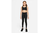 NNEKG Girls Dri FIT One Tights (Black Black Black White Size XL)