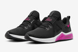 NNEKG Womens Air Max Bella TR 5 Running Shoes (Black Rush Pink White Size 9.5 US)