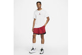 NNEKG Mens Jordan Dri FIT Air Knit Shorts (Gym Red Black Black Size XL)