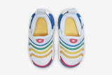 NNEKG Boys Dynamo Go Flyease Toddler Casual Shoes (Aura White Game Royal Siren Red Size 9C US)
