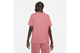 NNEKG Womens Sportswear Essential Boyfriend Fit Short Sleeve Top (Archaeo Pink White Size S)