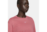 NNEKG Womens Sportswear Essential Boyfriend Fit Short Sleeve Top (Archaeo Pink White Size S)