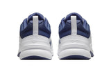 NNEKG Mens Defy All Day Running Shoes (White Midnight Navy Metallic Silver Size 9.5 US)