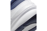 NNEKG Mens Defy All Day Running Shoes (White Midnight Navy Metallic Silver Size 10.5 US)
