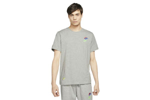NNEKG Mens Sportswear Club Essentials T Shirt (Dark Grey Heather Size XL)